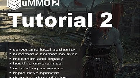 uMMO Tutorial 2, Part 1 of 4 "Basic Scene Preparation/Explanation"