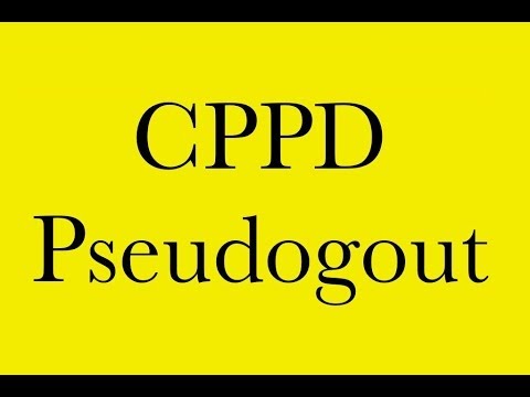 Pathology: CPPD Calcium Pyrophosphate Deposition Disease - Pseudogout -