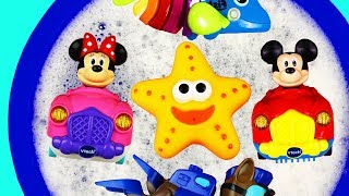 Learn Characters with Bucket - Toys, Pj Masks and Paw Patrol in Bucket