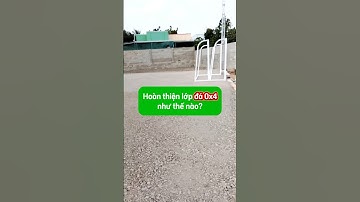 Hoàn thiện lớp đá 0x4 khi làm nền sân cỏ nhân tạo như thế nào? #thicongsanconhantao