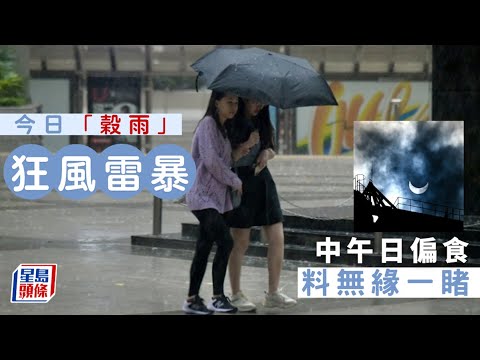 天氣｜周四「穀雨」有幾陣狂風雷暴 局部地區雨勢有時較大