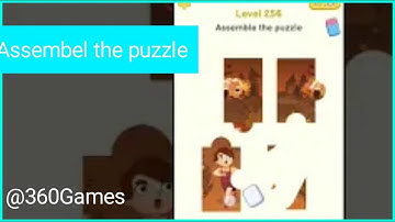 delete puzzle level 256 assemble the puzzle Walkthrough delete puzzle level 256 Solution