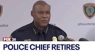 Houston Police Chief Troy Finner retires