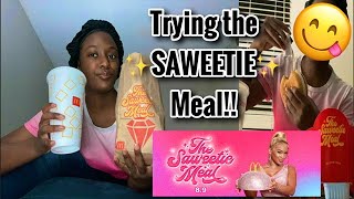 Trying The NEW McDonald’s Saweetie Meal!!