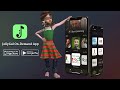 Jollygul ondemand services green smartphone app