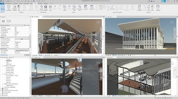 REVIT Videocourse - 19 - 3D Views, Cameras, Animation, Renderings, Render in Cloud, Walktrough, FPS
