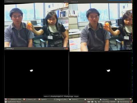 Ball detection and producing three dimensional results (3D) Coordinates