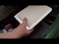 Toyota Corolla Engine Air Filter & Cabin Air Filter change