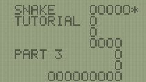 TI-BASIC Snake Program Part 3