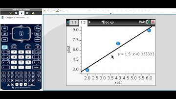 Linear Regression with the TI Nspire