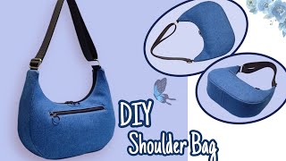 DIY Cara Membuat Tas/Shoulder Bag Tutorial & Pattern