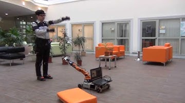 IMC based Teleoperation of Mobile Manipulator with Multigrasp Hand (KUKA Innovation Award Finalist)