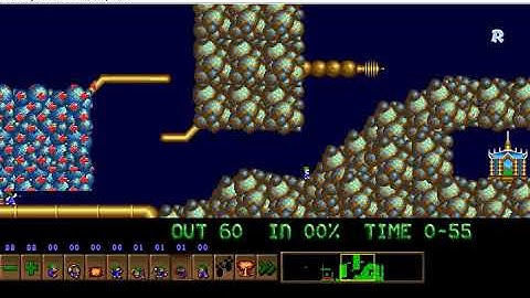 Lemmings Custom Level - You Gotta Act Fast