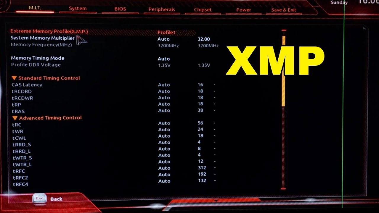 How To Enable Ram XMP Profile Gigabyte B450m Motherboard YouTube