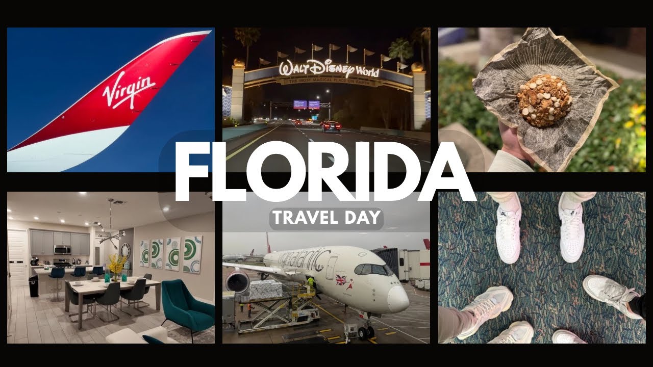 Florida Travel Day / Virgin Atlantic LHR-MCO / Disney World / Disney Springs / Blaze Pizza / Gideons