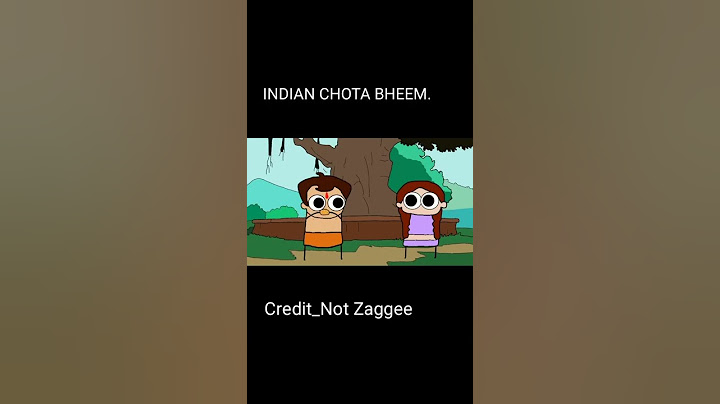 Indian Chota Bheem. Parody @NotZaggee#shorts