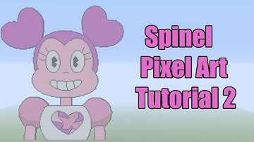 Minecraft Spinel Pixel Art Tutorial Part 2(Steven Universe The Movie)
