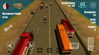 Mental driver drive Telolet Bus Driving 3D Game screenshot 3