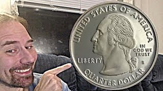 This is a 25 cent coin from the united states of america minted for
2005. quarter represents california. i zoomed in on to show th...