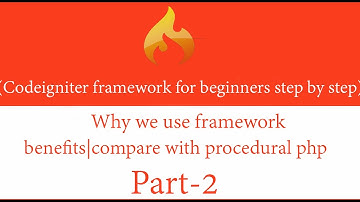 Codeigniter tutorial for beginner step by step in hindi/urdu part-2(why we use framework|benefits)