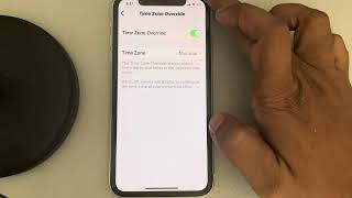 How to turn on time zone override in calendar