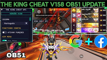 🔰 THE KING CHEATS V158 | OB51 UPDATE NEW✅ANTIBAN MOD MENU APK CS /BR RANK ✅ | 100% SAFE| 2025 ✅