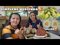 Nilagang Saging na Saba with Bagoong | Melon Juice | Pinoy Merienda | Ginamos | Tumiba ng Saging