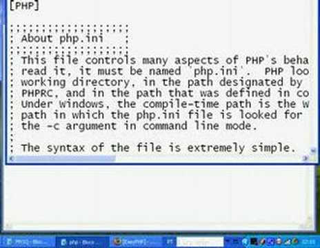 Install a PHP web server