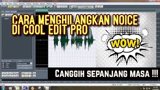 Cara Menghilangkan Noise di Cool Edit Pro