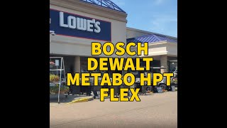 Обзор Магазина Гиганта Lowes (Лоус) Bosch, MetaboHPT, Dewalt, FLEX Распродажи на день отца