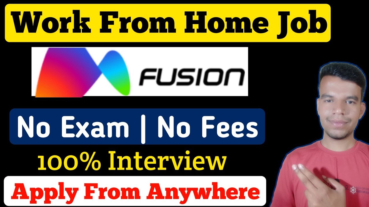 Fusion Work From Home Jobs Fusion Bpo Hiring Bpo Jobs Work From