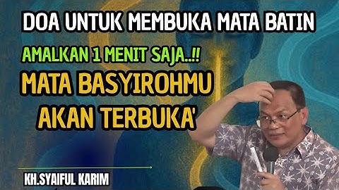 Doa untuk membuka mata batin ,mata basyirohmu akan terbuka 💥KH syaiful karim #tauhid #shorts 