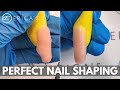 Competition Nail Shaping with E-File