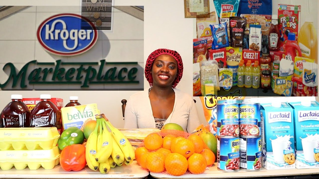 KROGER GROCERY HAUL(END OF THE MONTH HAUL) - YouTube