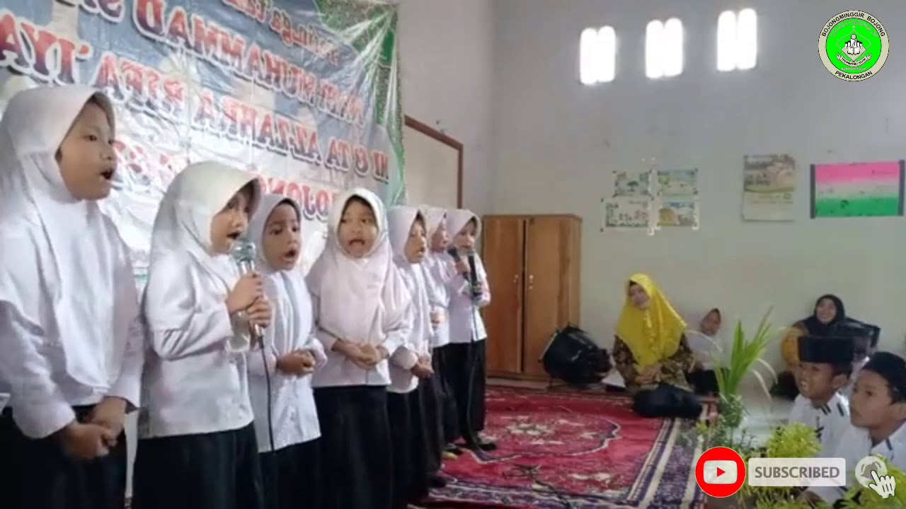 VIRAL!!! LAGU "BULAN MAULID TIBA" SANTRI TPQ RIBATHUL ULUM