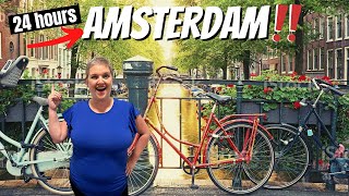 Our FIRST TIME in Amsterdam!!  WHAT TO DO IN 24 HOURS  Norwegian Prima Cruise