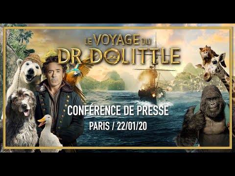 Le Voyage du Dr Dolittle - Conférence de presse - France