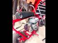Working on Customer Mini Bike #minibikecommunity #azusaminibike #scrubbrake #grips #carbtune #work