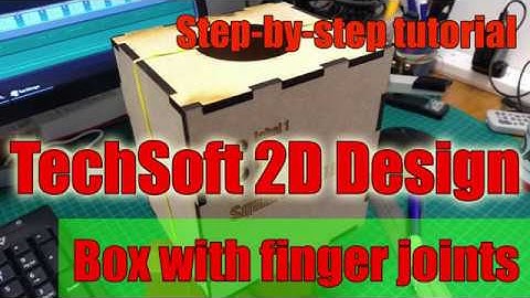 TechSoft 2D Design box with finger joints