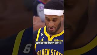 Warriors fans stand to their feet as GARY PAYTON II CHECKS IN! 👏👏| #Shorts Content