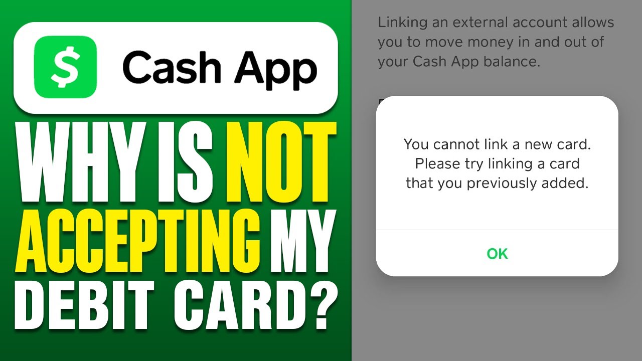 Why is Cash App Not Accepting My Debit Card EXPLAINED (2025) - YouTube