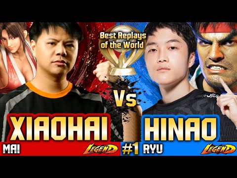 🔥SF6 Ryu (HINAO vs XiaoHai)🔥Mai ▰ Street Fighter 6 Gameplay High Level