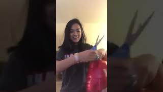 Cute Girl Sings A Million Dreams With Helium Voice