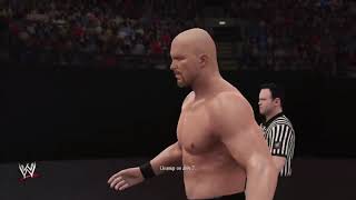 Wwe2k16  Austin Showcase  Austin Vs Vince Mcmahon And Shane Mcmahon Gameplay 16