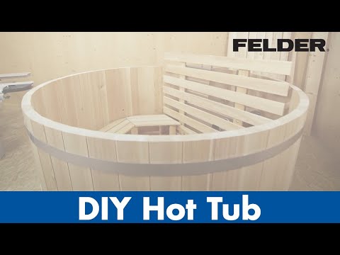 DIY Felder® hot tub of wood produced with the combination machine CF 741 | Felder Group