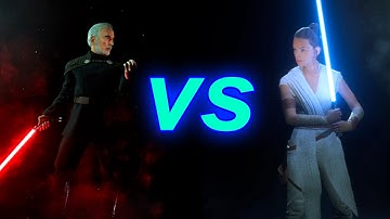 Intense 1vs1 Lightsaber Duel against sweaty Dooku Player in Battlefront 2 Hero Showdown