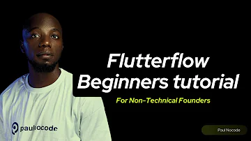 Flutterflow Beginners tutorial 2024 ( for non-technical founders)