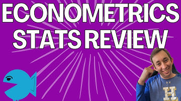 The Stats You NEED to Remember for Econometrics in 5 Minutes