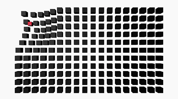 Interactive Cube Positioning / Three.js