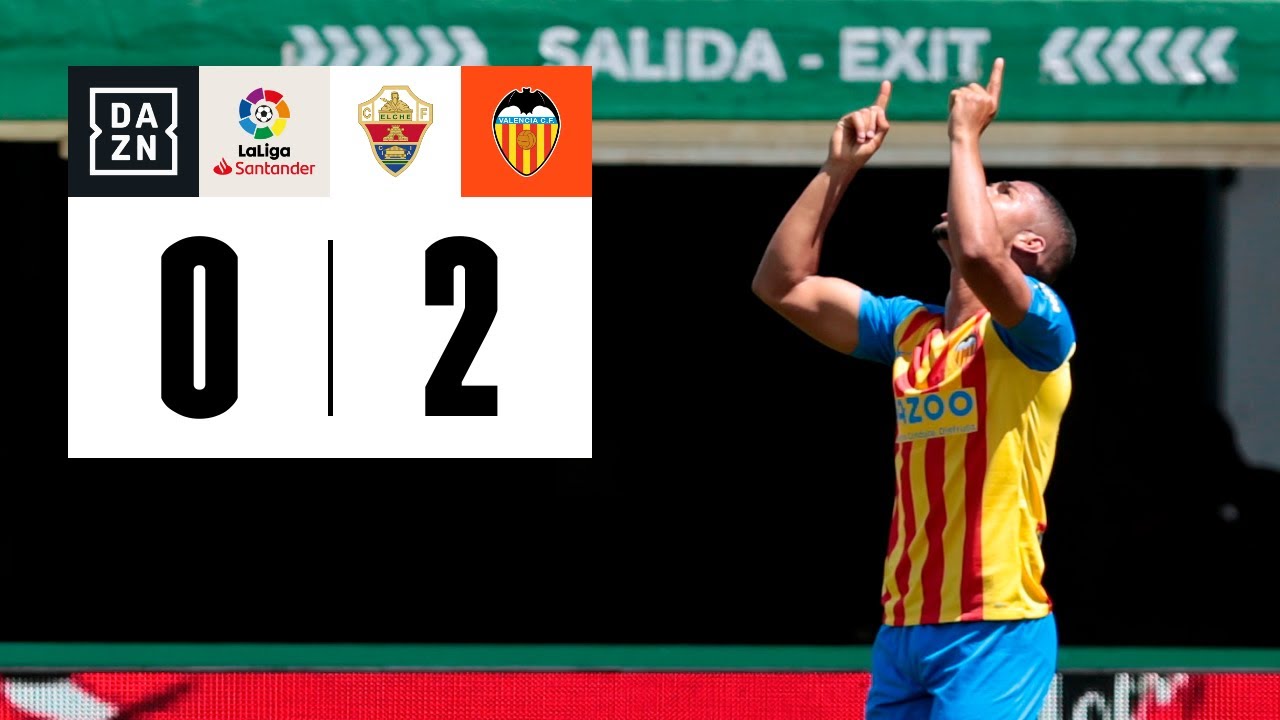 Elche CF vs Valencia CF (0-2) | Resumen y goles | Highlights LaLiga ...